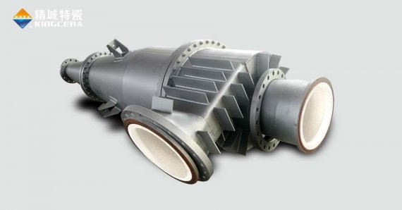 和记娱乐耐磨陶瓷旋风在有机硅化工合成车间的应用